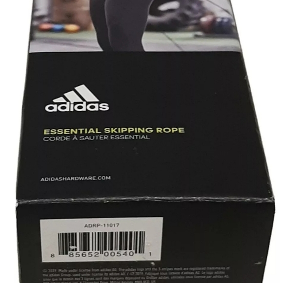 Adidas Essential Skipping Rope Adjustable Speed Skip Jump Fitness Exercise - Picture 2 of 4